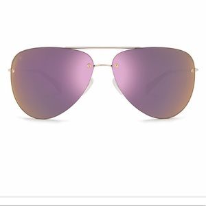 $279 KAENON Mather Polarized Sunglasses- Rose Gold